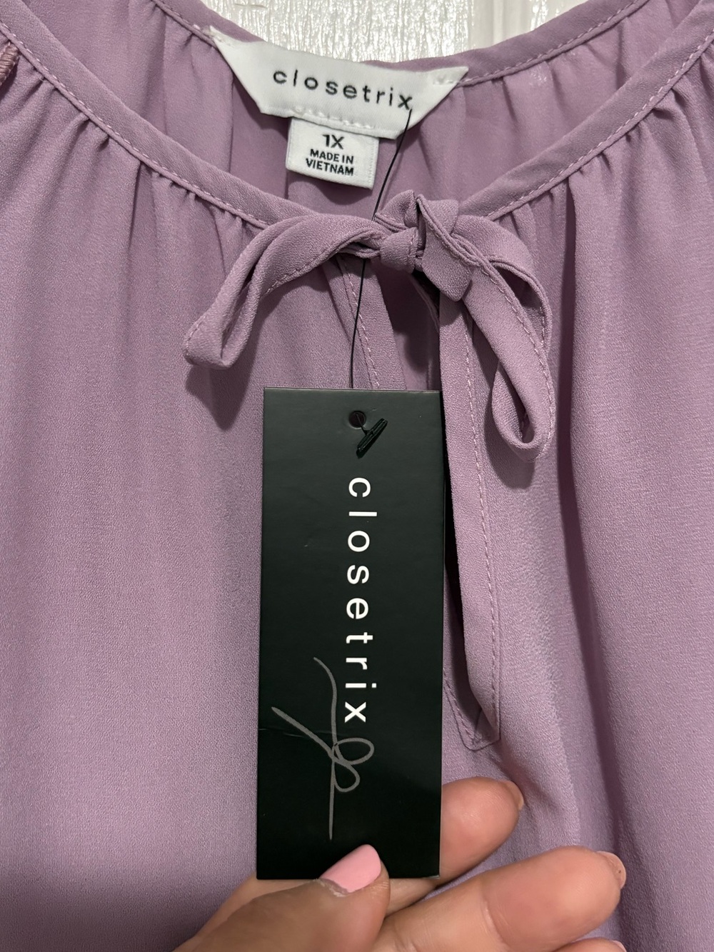 Ruffled NWT Sheer Long-Sleeve Peasant Blouse - Picture 5 of 5